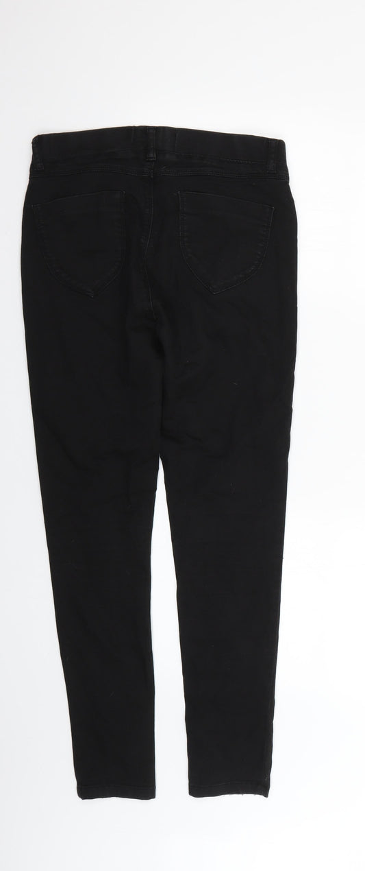 Preworn Womens Black Mom Jeans Size 10 L27 in