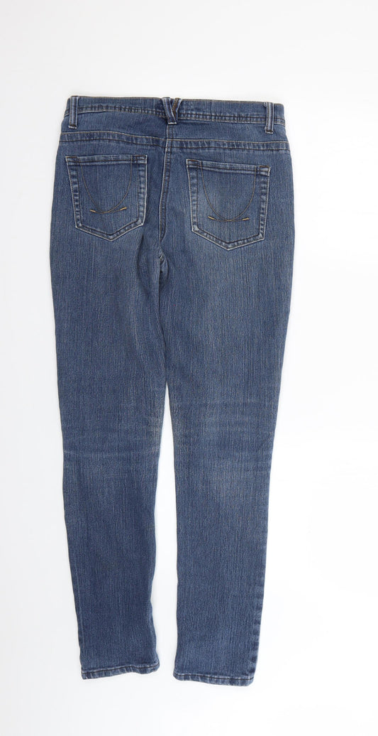 Denim & Co. Womens Black Skinny Jeans Size 12 L27 in
