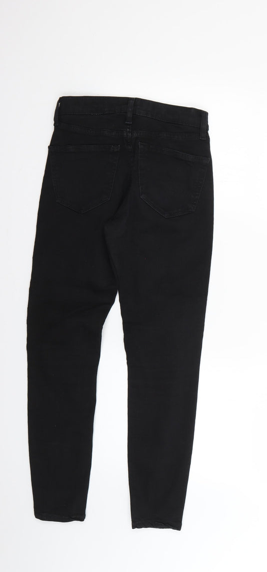 Preworn Mens Black Skinny Jeans Size 28 L24 in