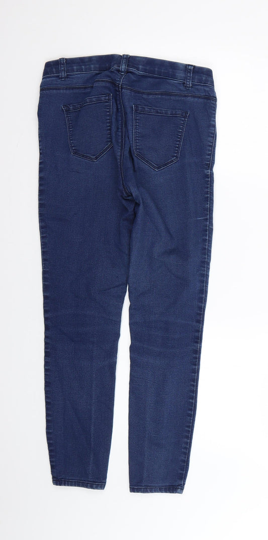 BHS Womens Blue Skinny Jeans Size 10 L24 in