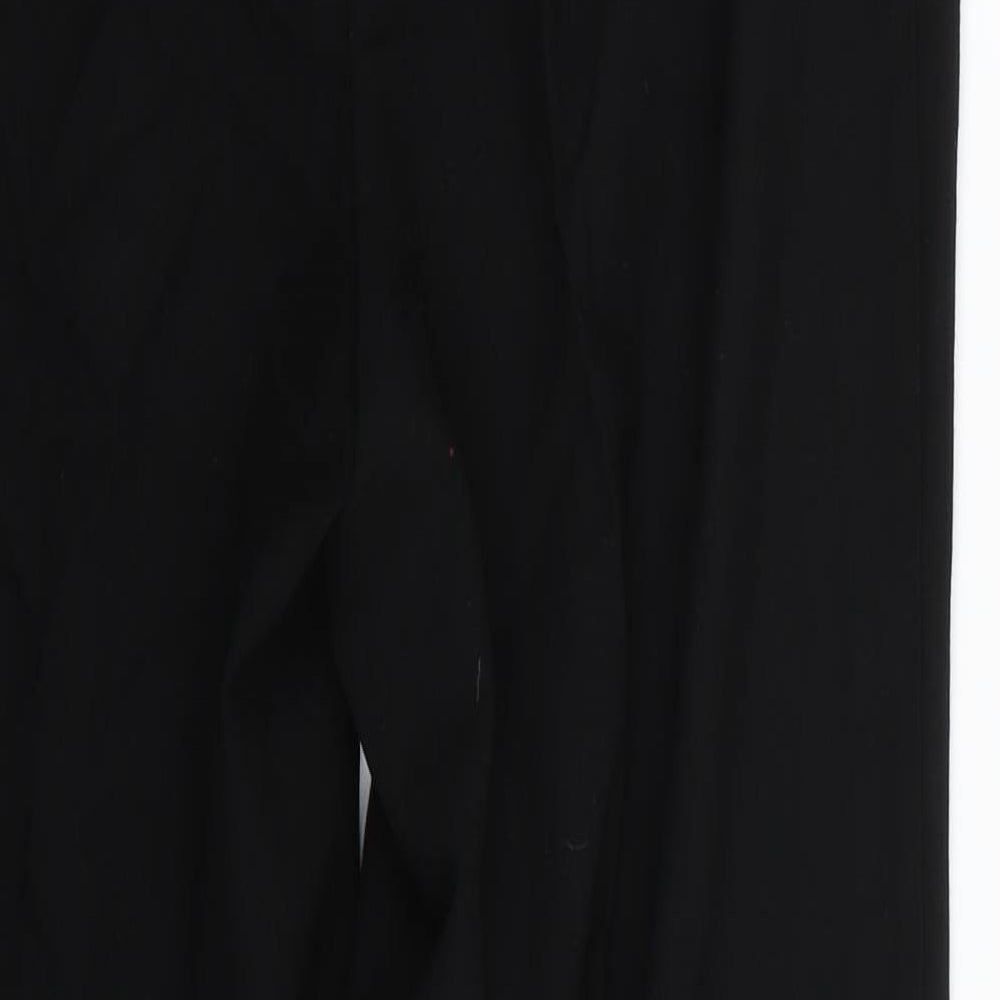 Marks and Spencer Womens Black Trousers Size 14 L26 in