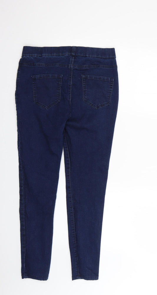 George Womens Blue Skinny Jeans Size 14 L26 in