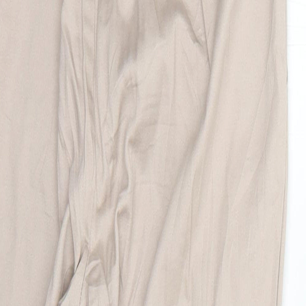 Atmosphere Womens Beige Trousers Size 10 L25 in