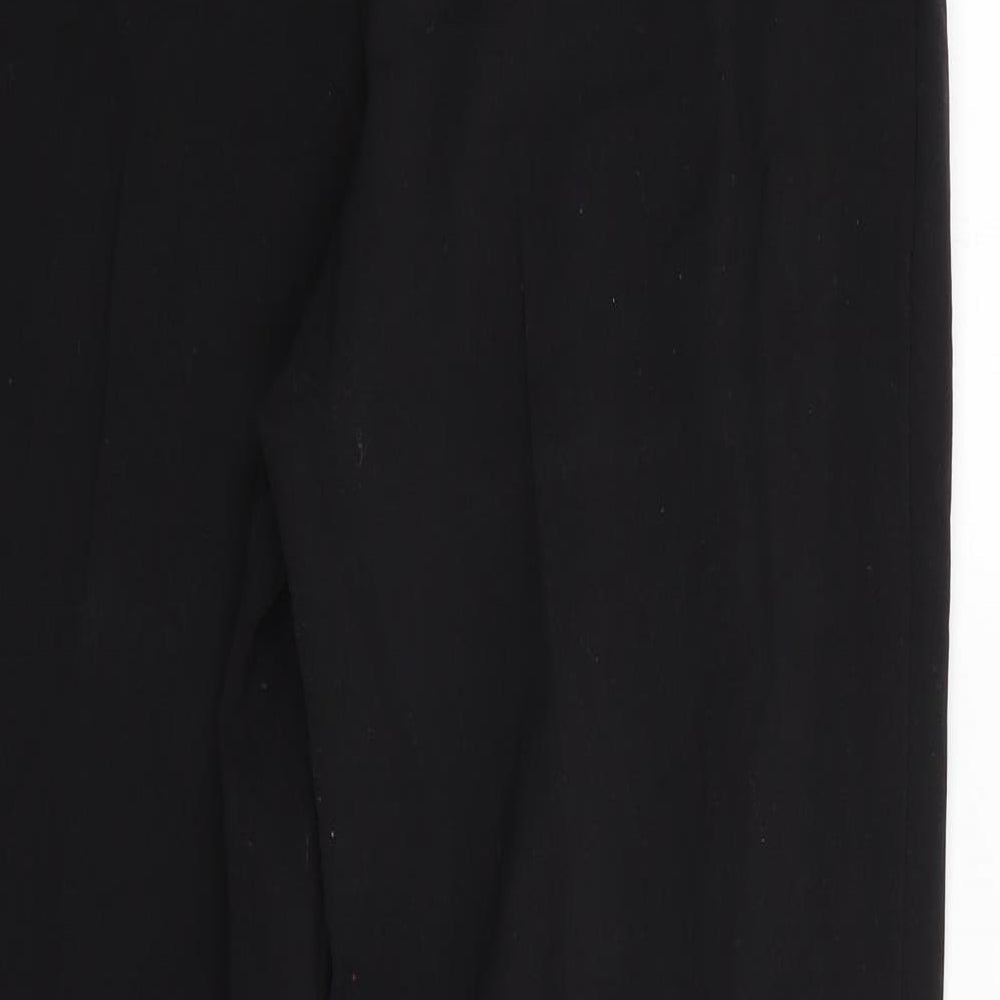 Marks and Spencer Womens Black Trousers Size 14 L27 in