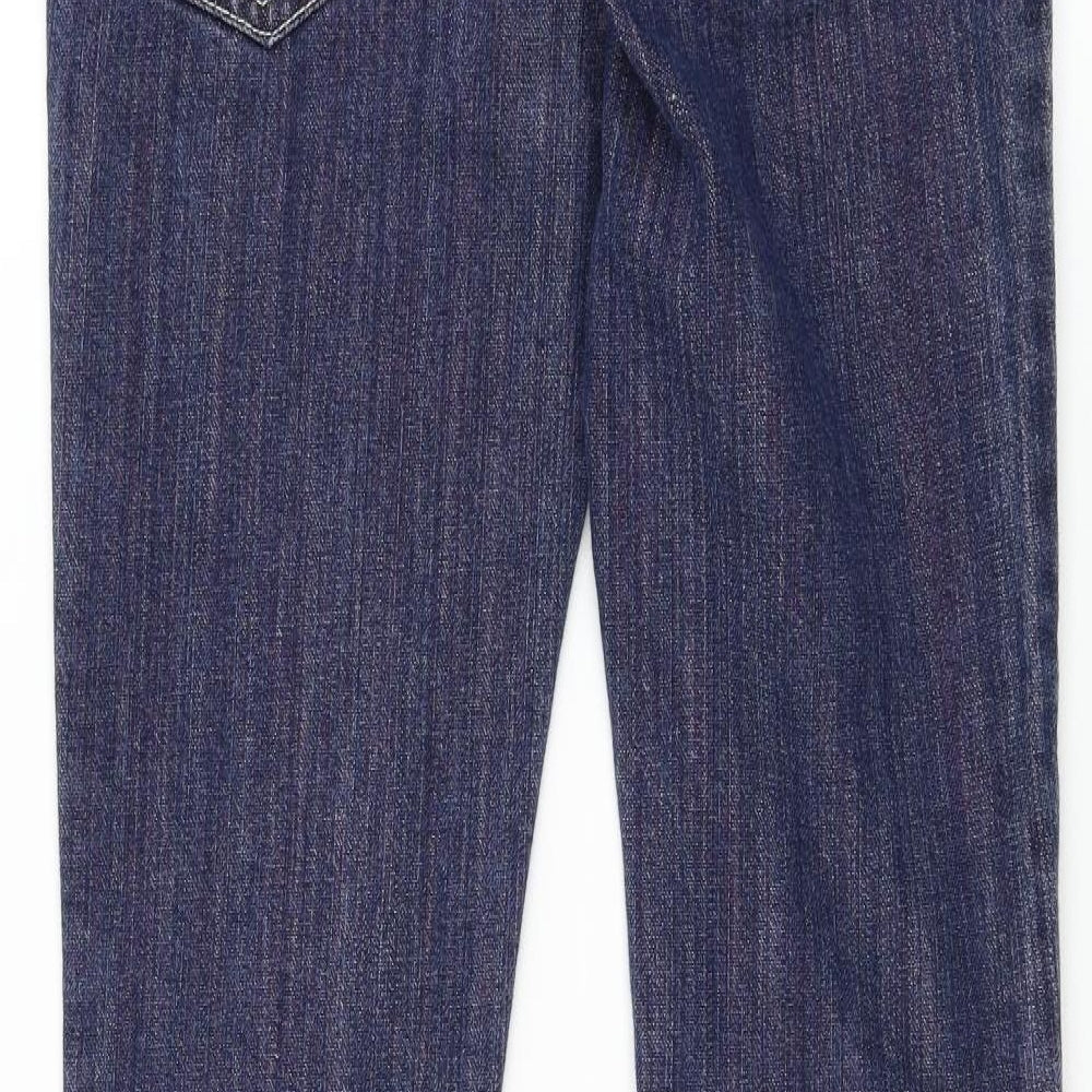 Falmer Womens Blue Straight Jeans Size 8 L33 in