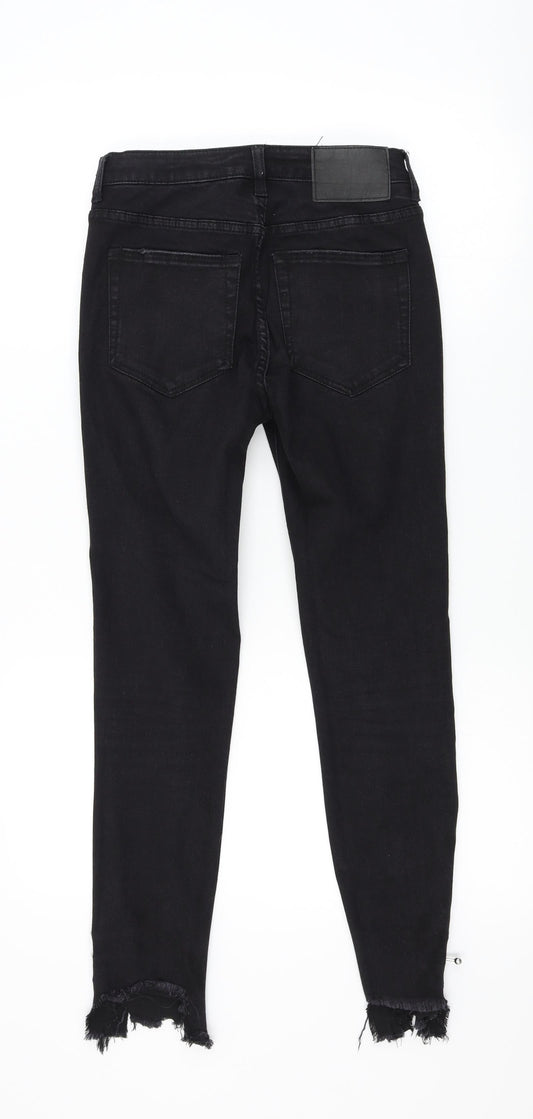 Pull&Bear Womens Black Mom Jeans Size 34 L27.5 in