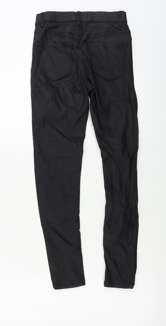 Preworn Womens Black Skinny Jeans Size 24 in L25 in