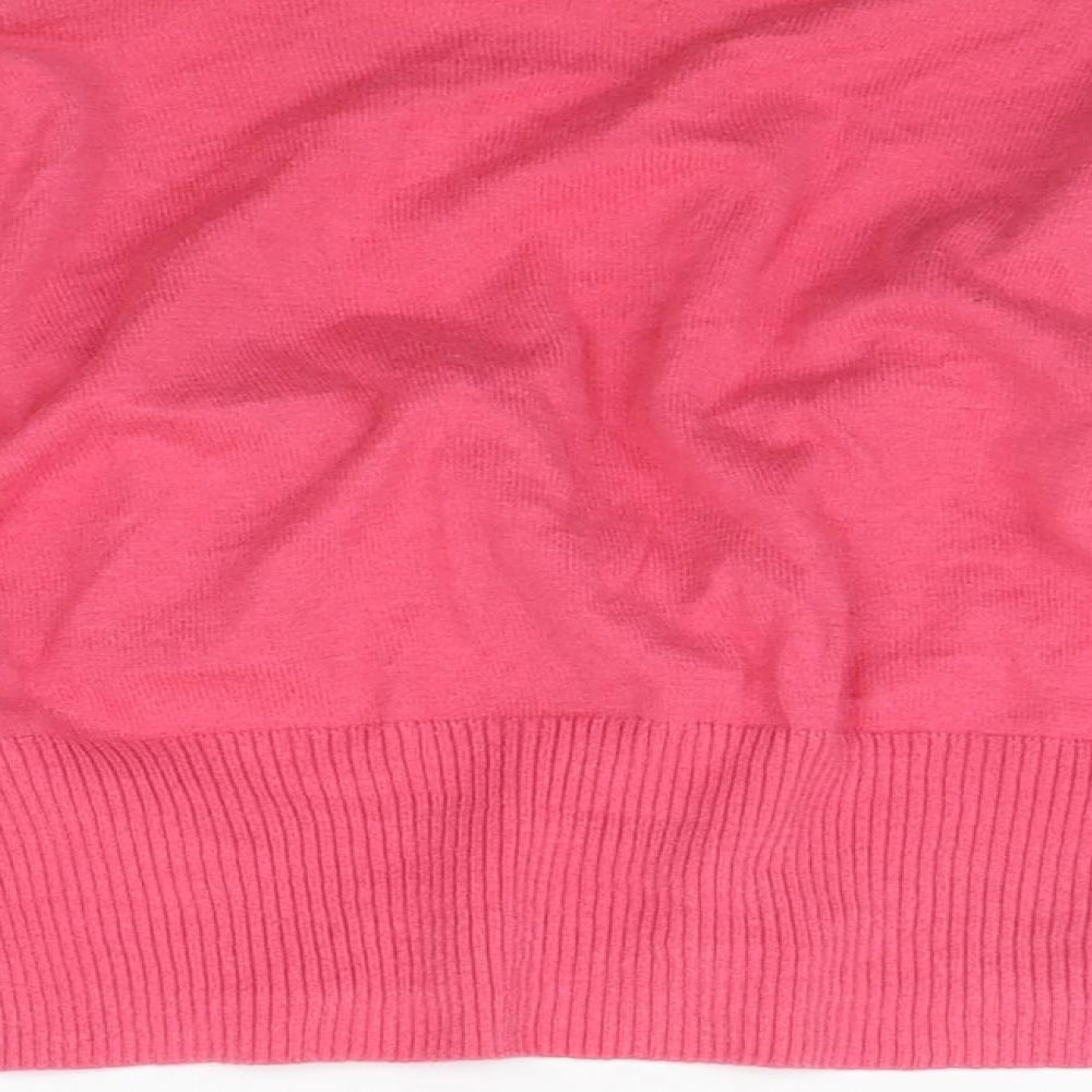 Marks and Spencer Womens Pink Cardigan Jumper Size 8
