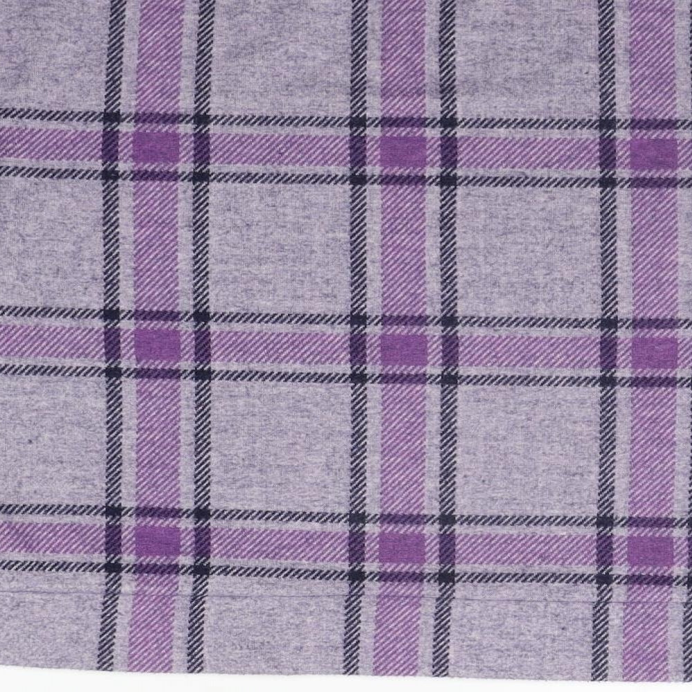 Marks and Spencer Womens Purple Check Pullover Jumper Size 12