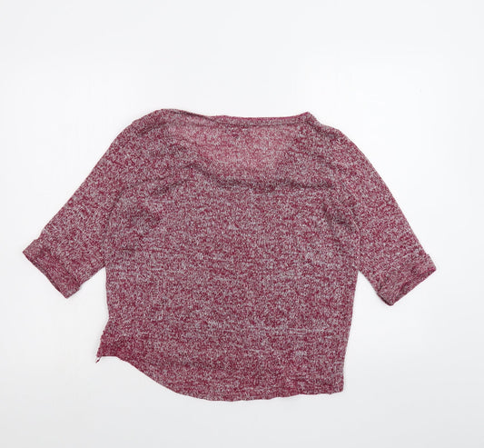 New Look Womens Red Basic T-Shirt Size 14