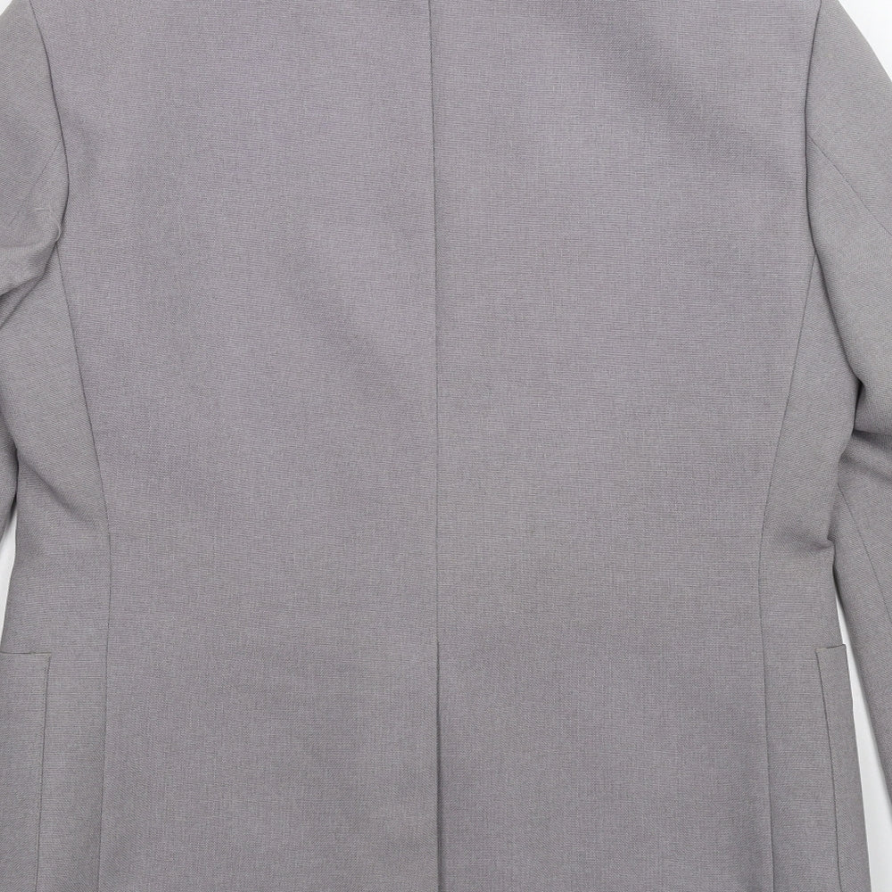 Preworn Mens Grey Jacket Suit Jacket Size 40