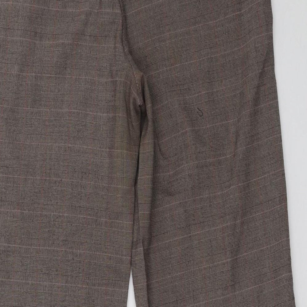 Marks and Spencer Womens Brown Trousers Size 14 L32 in