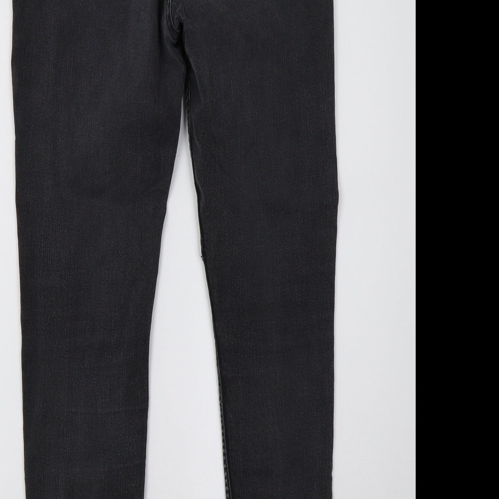 H&M Womens Grey Trousers Size 8 L28 in