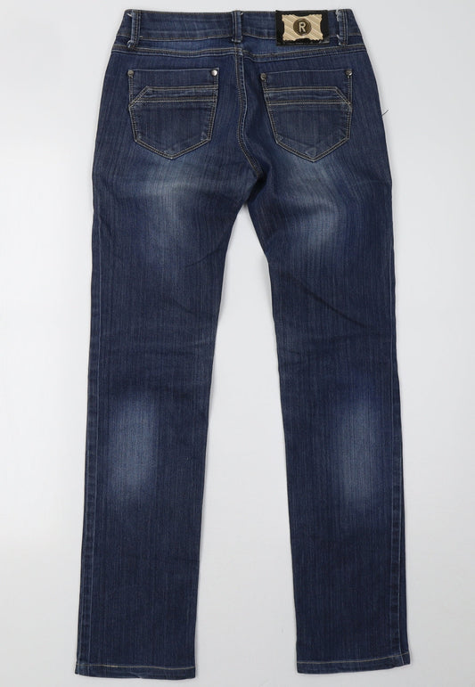 your Womens Blue Denim Skinny Jeans Size 6 L28 in