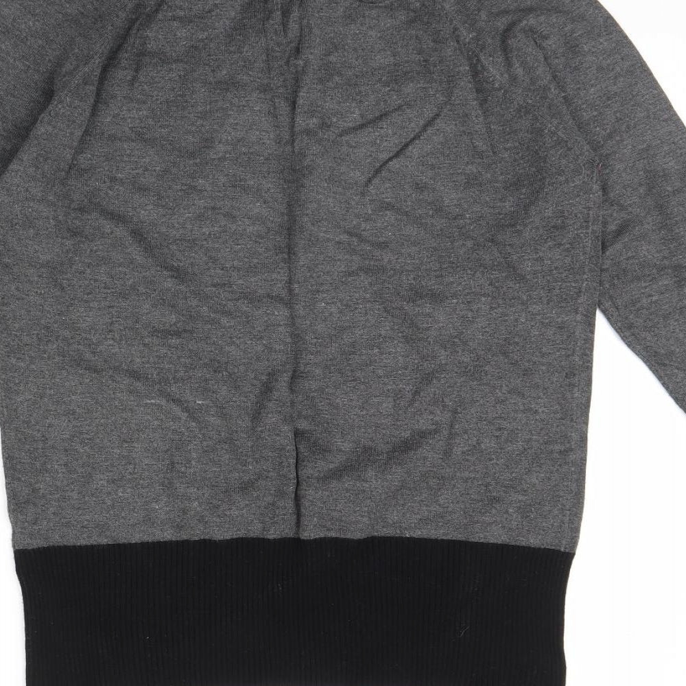 M&Co Womens Grey Pullover Jumper Size M