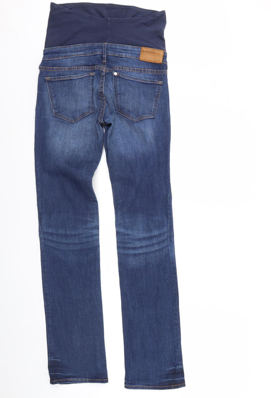 &Denim Womens Blue Denim Skinny Jeans Size 6 L31 in