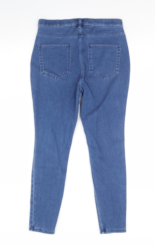 NEXT Womens Blue Denim Skinny Jeans Size 10 L28 in