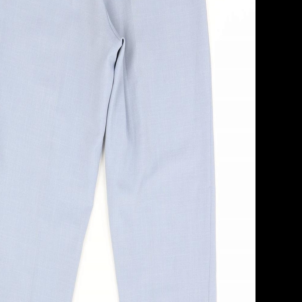 Preworn Womens Blue Trousers Size 28 in L28 in
