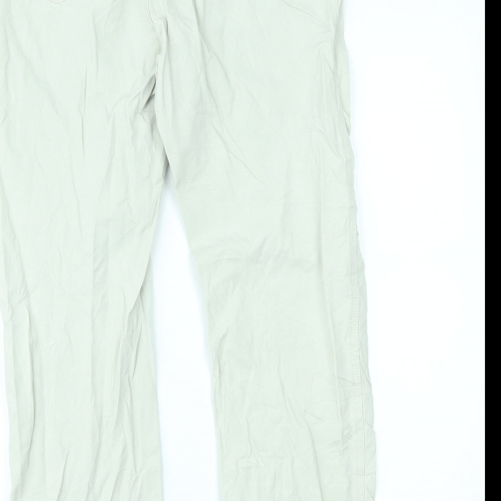 Rosner Womens Ivory Trousers Size 12 L30 in
