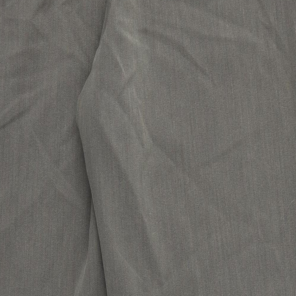 M&S Womens Brown Dress Pants Trousers Size 18 L28 in