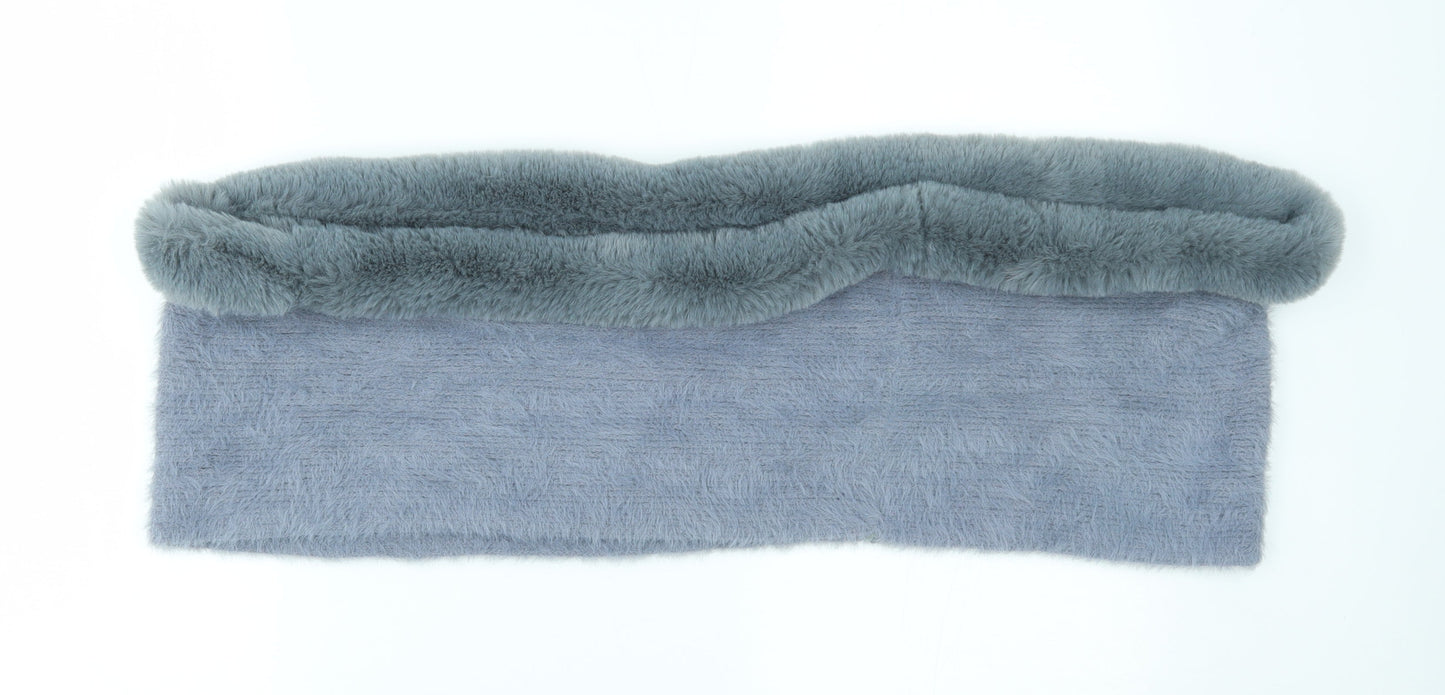 Preworn Womens Grey Scarf - infinity scarf