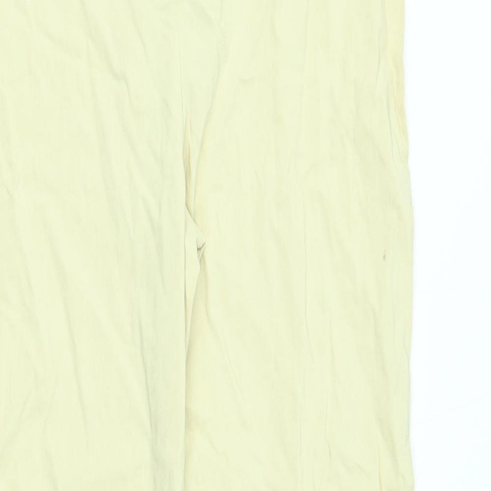 stretch Womens Beige Capri Trousers Size 12 L21 in