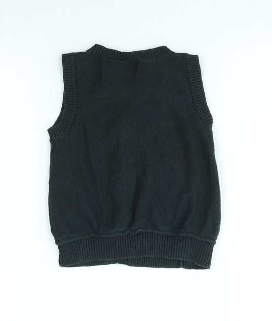 Fao Boys Grey Cardigan Jumper Size 2 Years