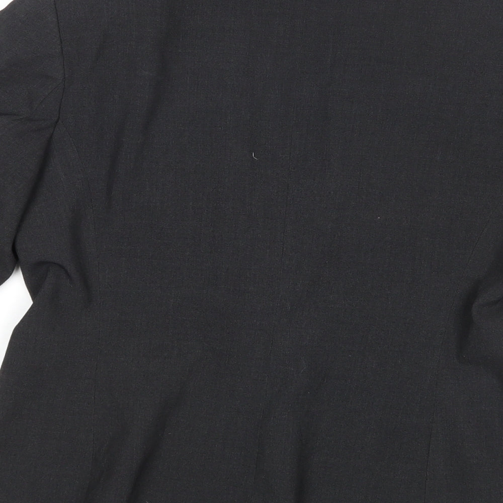 M&S Womens Grey Jacket Blazer Size 12