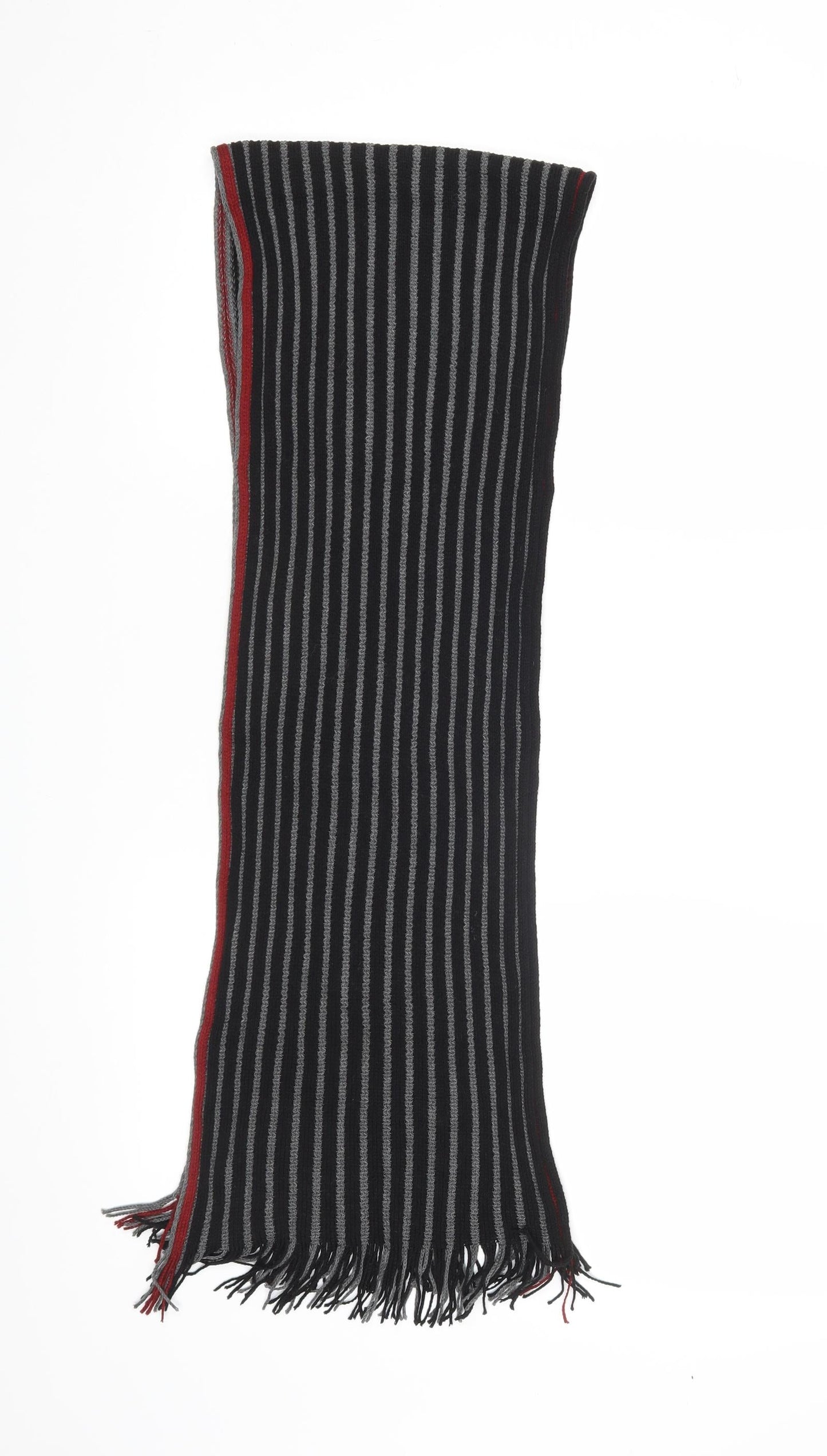 Preworn Mens Black Scarf One Size