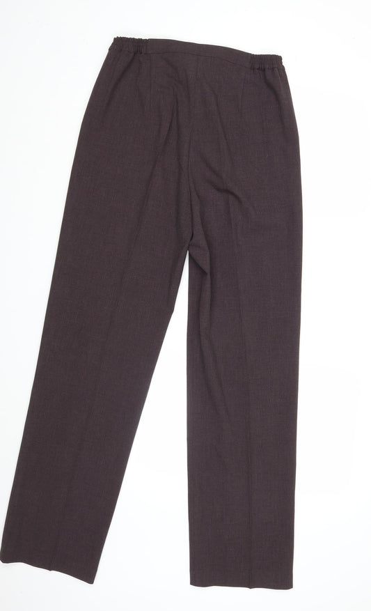 Mish Mash Womens Brown Trousers Size 12 L31 in
