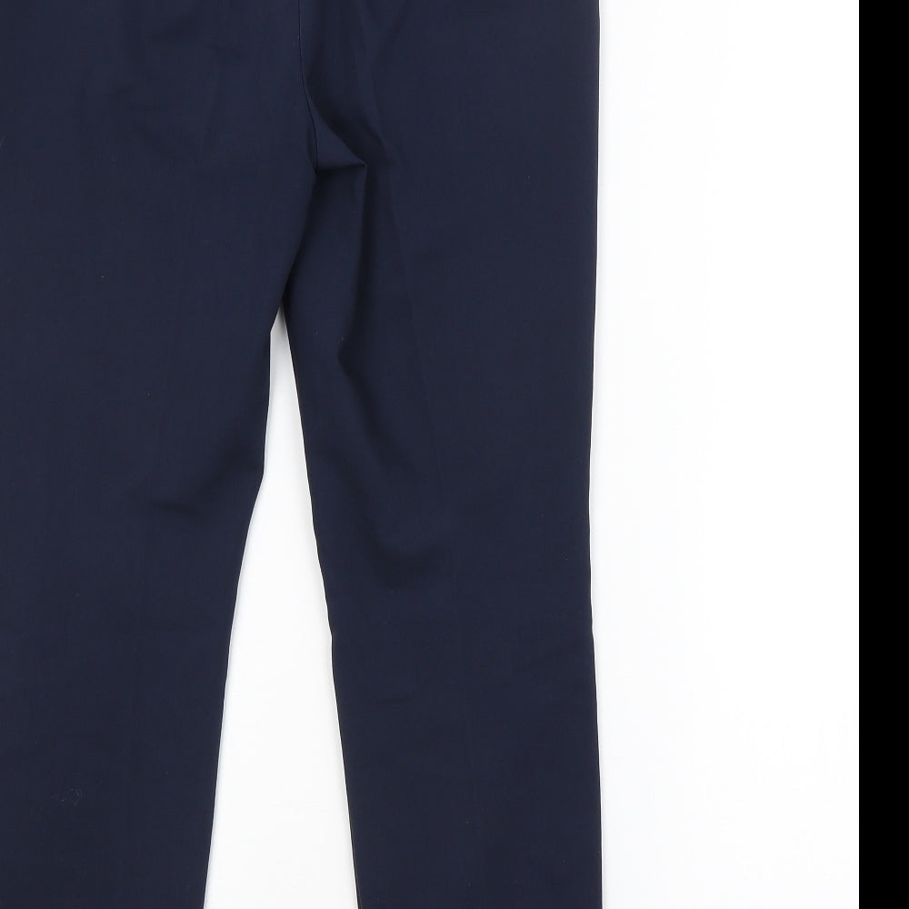 Papaya Womens Blue Trousers Size 12 L25 in