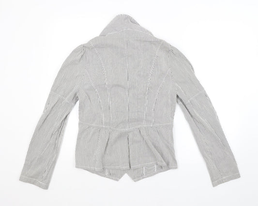 Dorothy Perkins Womens Multicoloured Striped Jacket Size 10