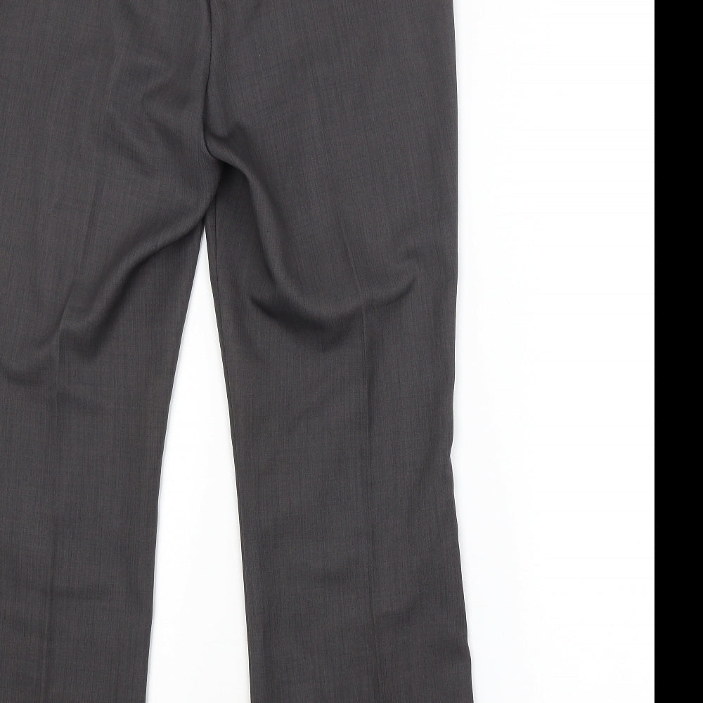 TU Womens Grey Trousers Size 10 L25 in