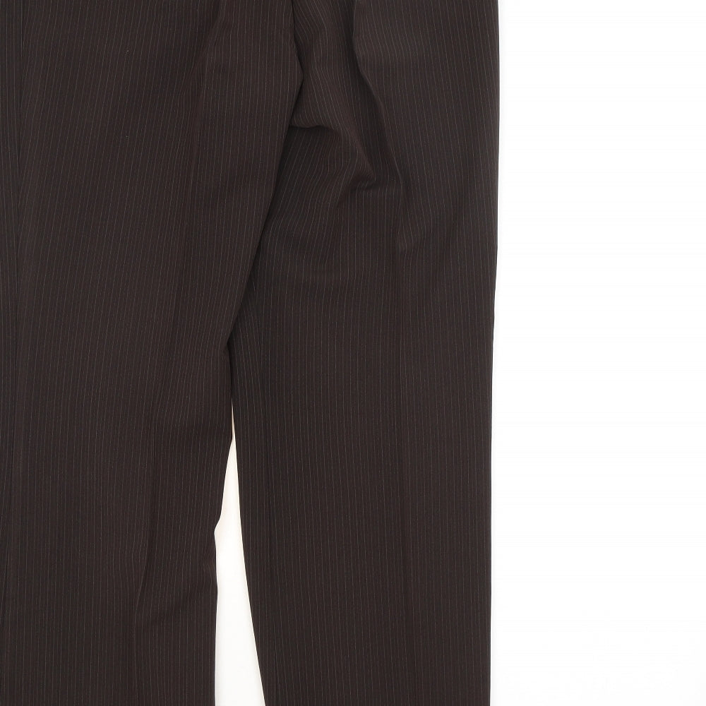 Preworn Womens Brown Trousers L28 in