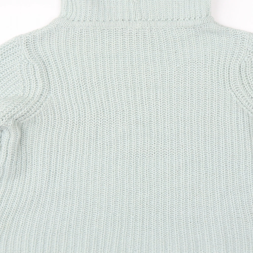 New Look Womens Green Pullover Jumper Size 12