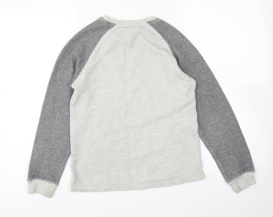 George Boys Grey Pullover Sweatshirt Size 10-11 Years