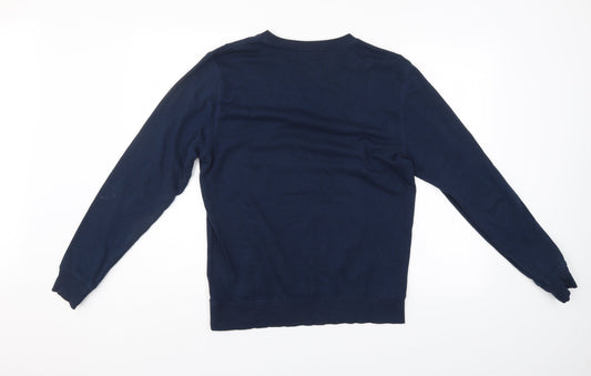 Divided Mens Blue Pullover Sweatshirt Size S