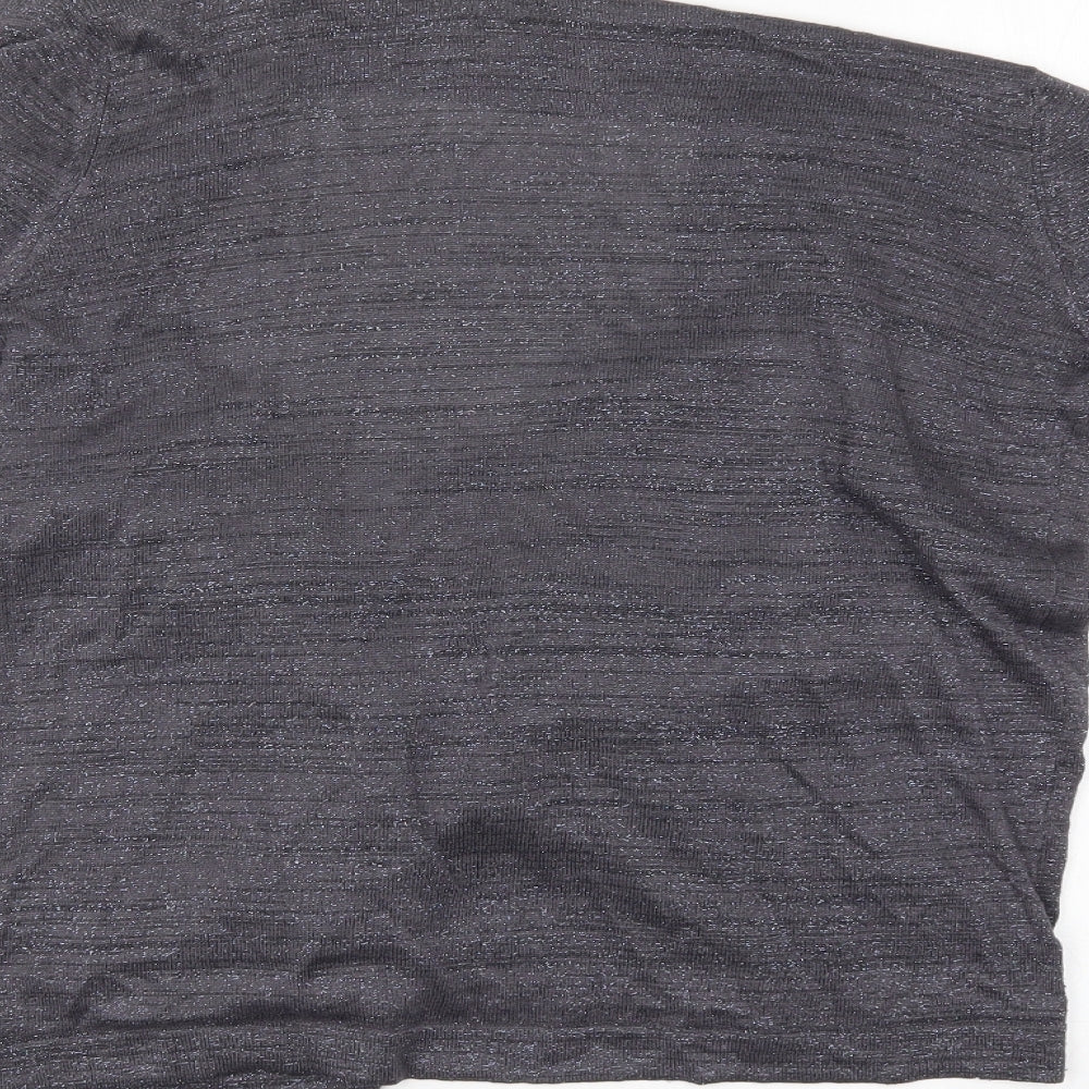 Papaya Womens Grey Shrug Jumper Size M