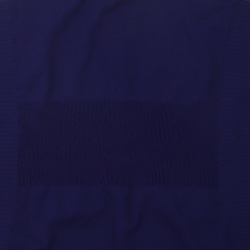 Vida Vi Womens Blue Knit Pullover Jumper Size S