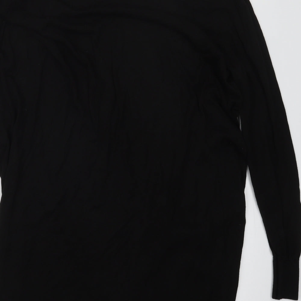 H&M Womens Black Knit Cardigan Jumper Size XS