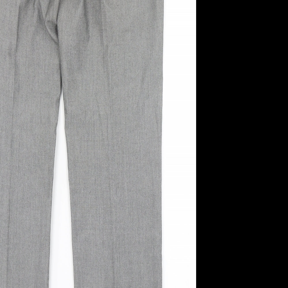 Harry Brown Mens Grey Dress Pants Trousers Size 32 in L29 in