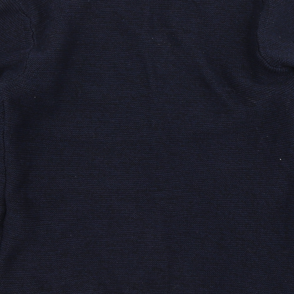 2nd Chapter Mens Blue Knit Pullover Jumper Size S