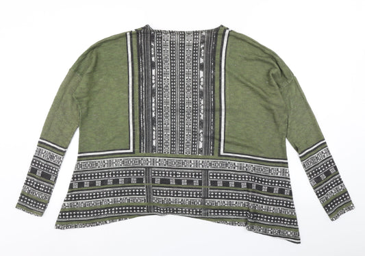 River Island Womens Green Basic T-Shirt Size 10