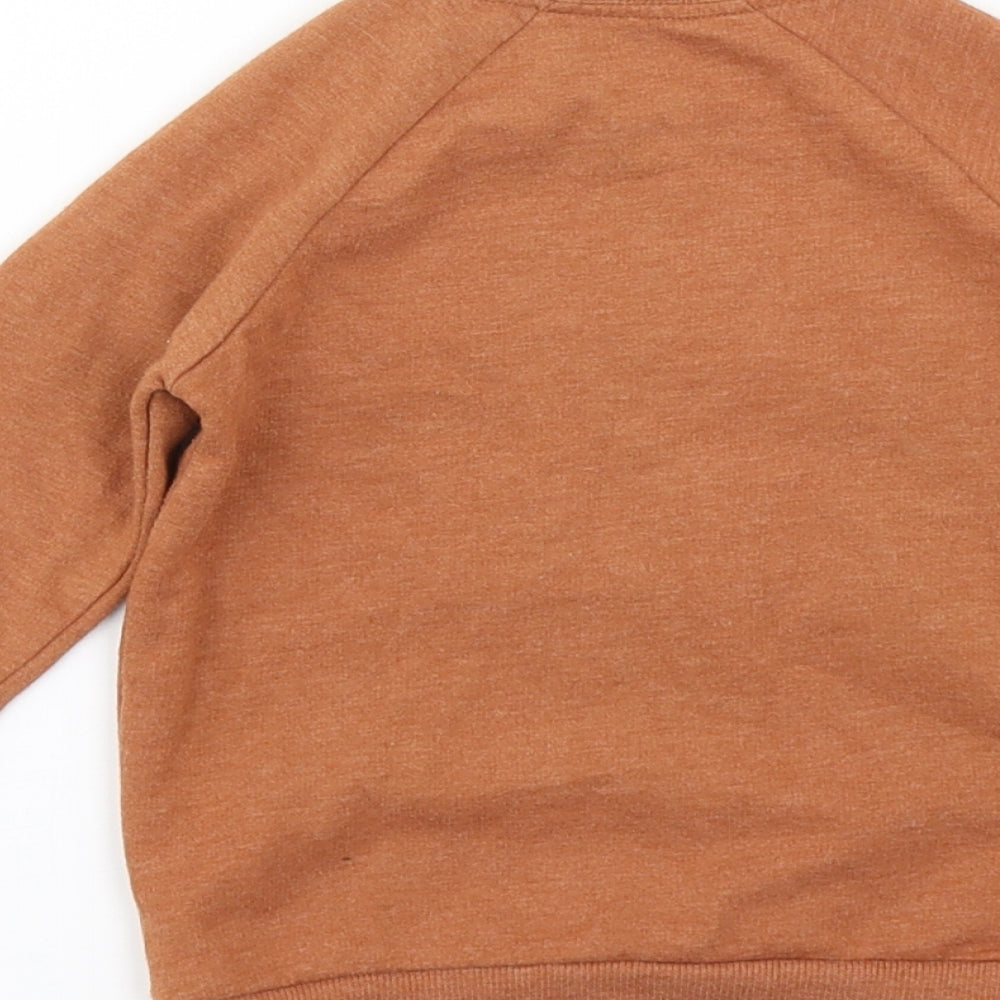 George Boys Brown Basic T-Shirt Size 9-12 Months
