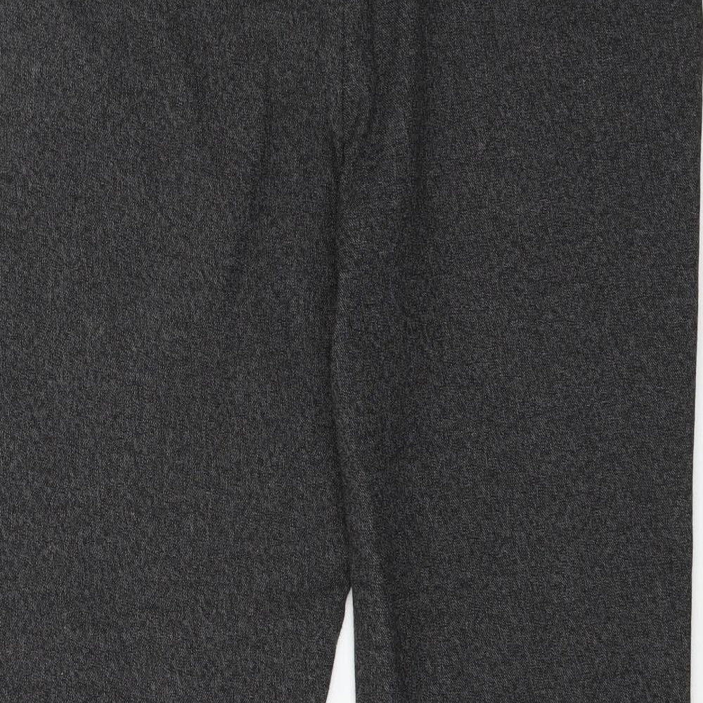 Burton Mens Grey Trousers Size 34 in L28 in