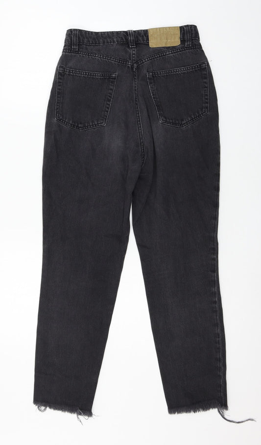 Divided Womens Grey Denim Mom Jeans Size 8 L26 in