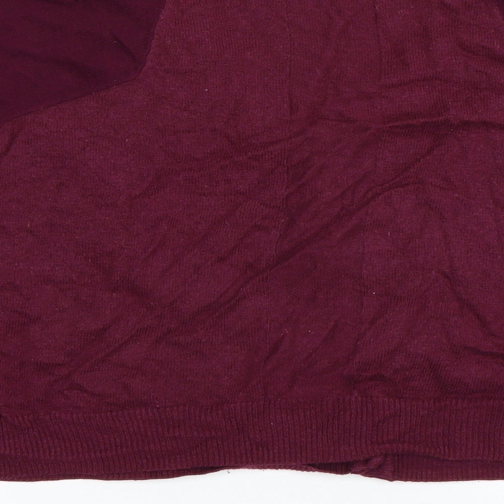Topshop Womens Purple Cardigan Jumper Size 14