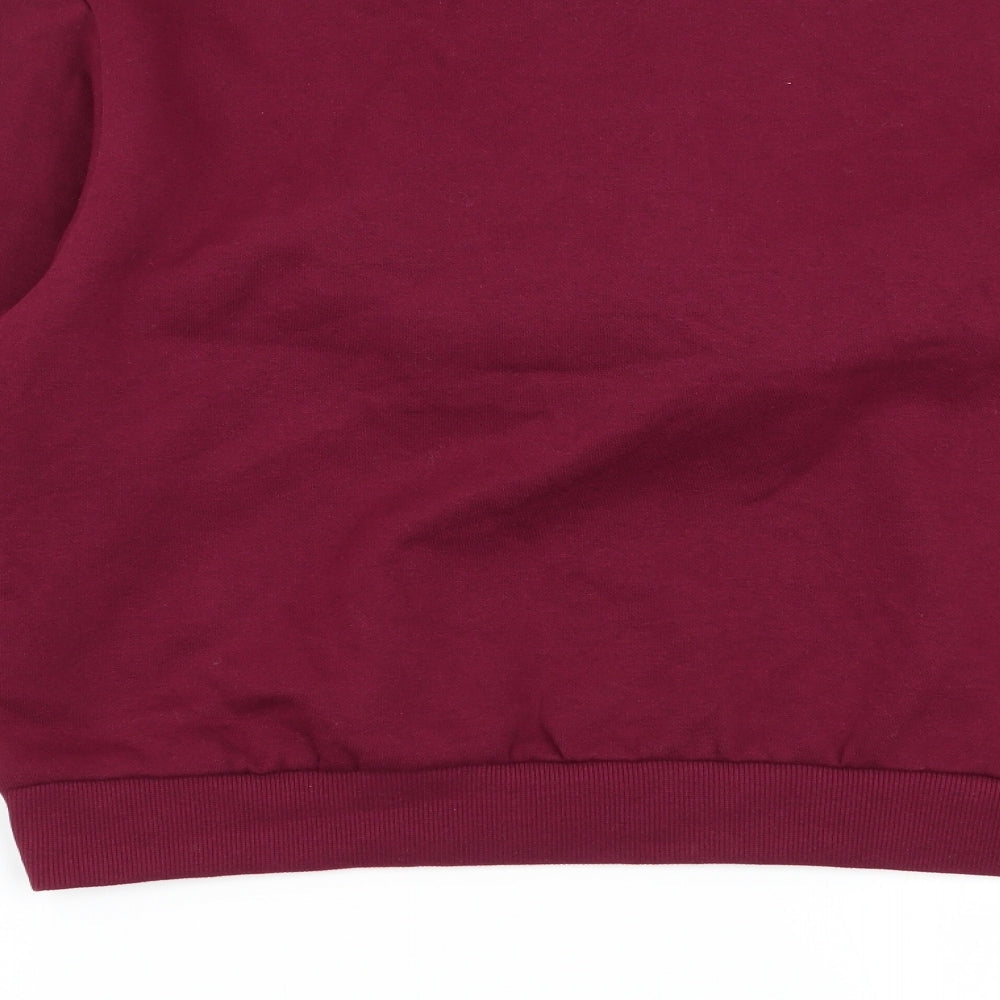 H&M Womens Red Pullover Jumper Size S