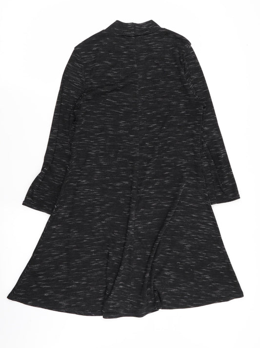 Primark Womens Black Geometric Fit & Flare Size 8