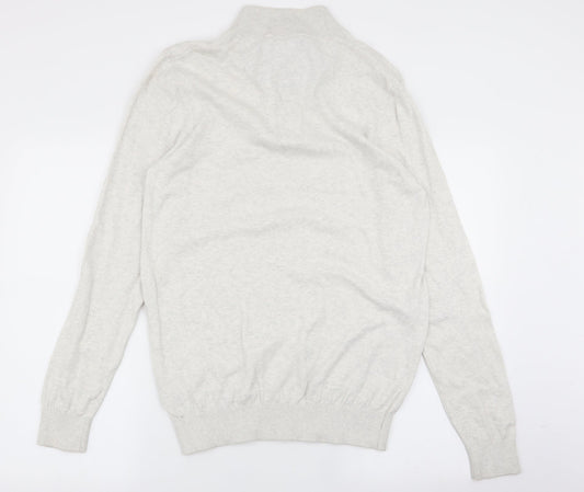 Kensington Mens White Pullover Jumper Size M